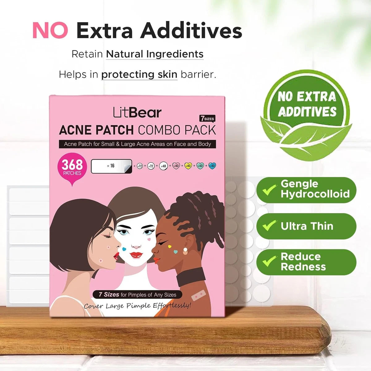 LitBear 3 IN 1 Acne Patch